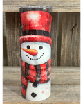 Red Plaid Snowman