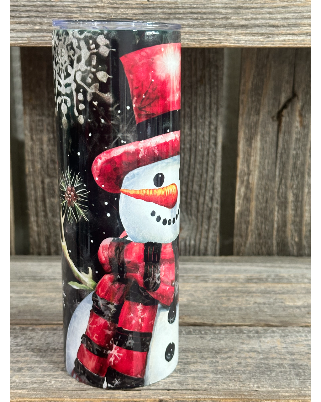 Red Plaid Snowman