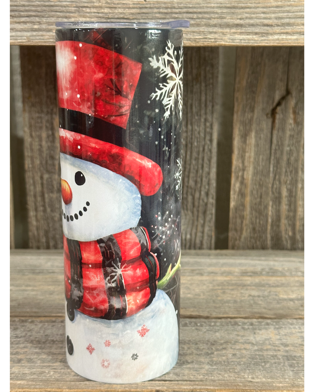 Red Plaid Snowman