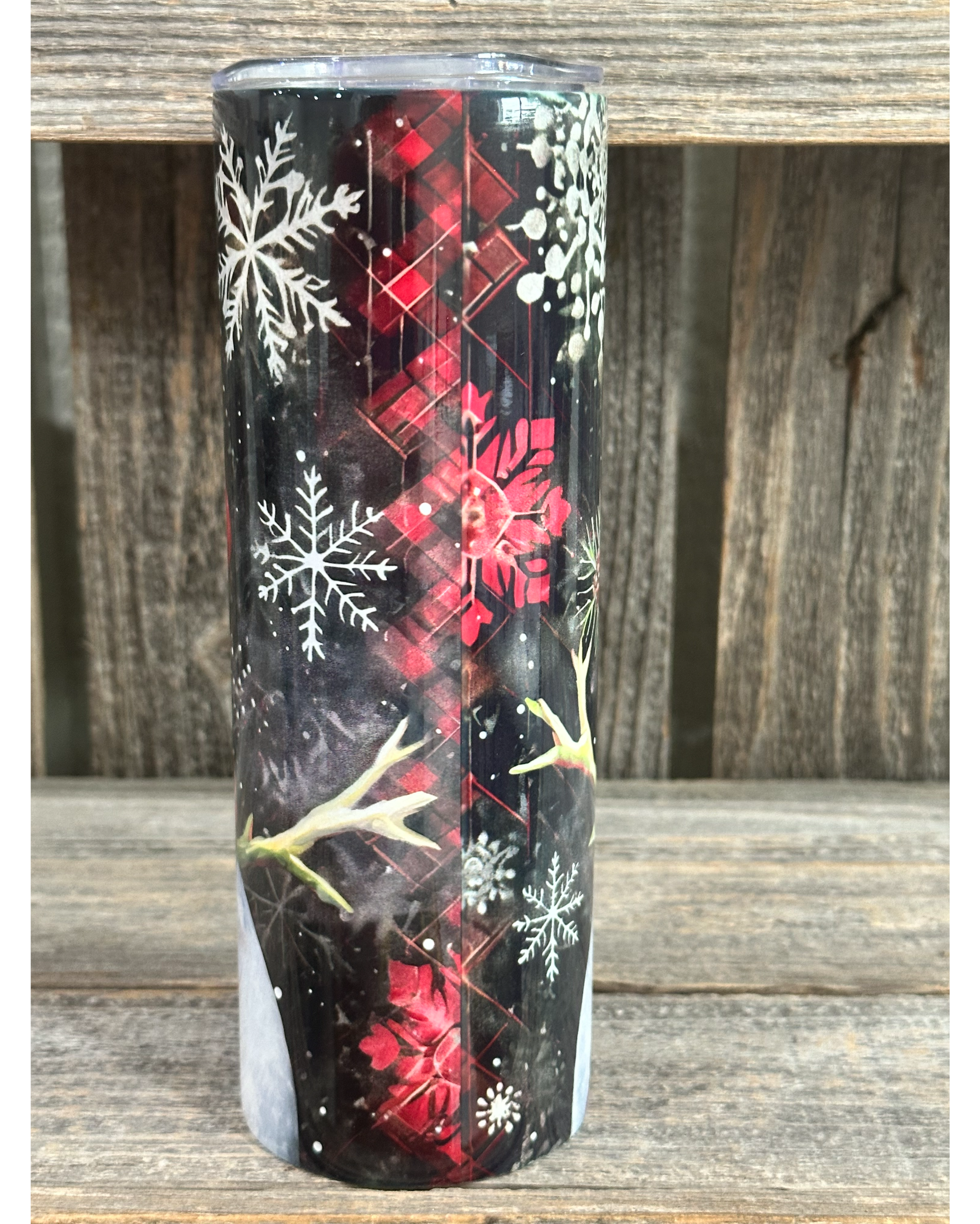Red Plaid Snowman
