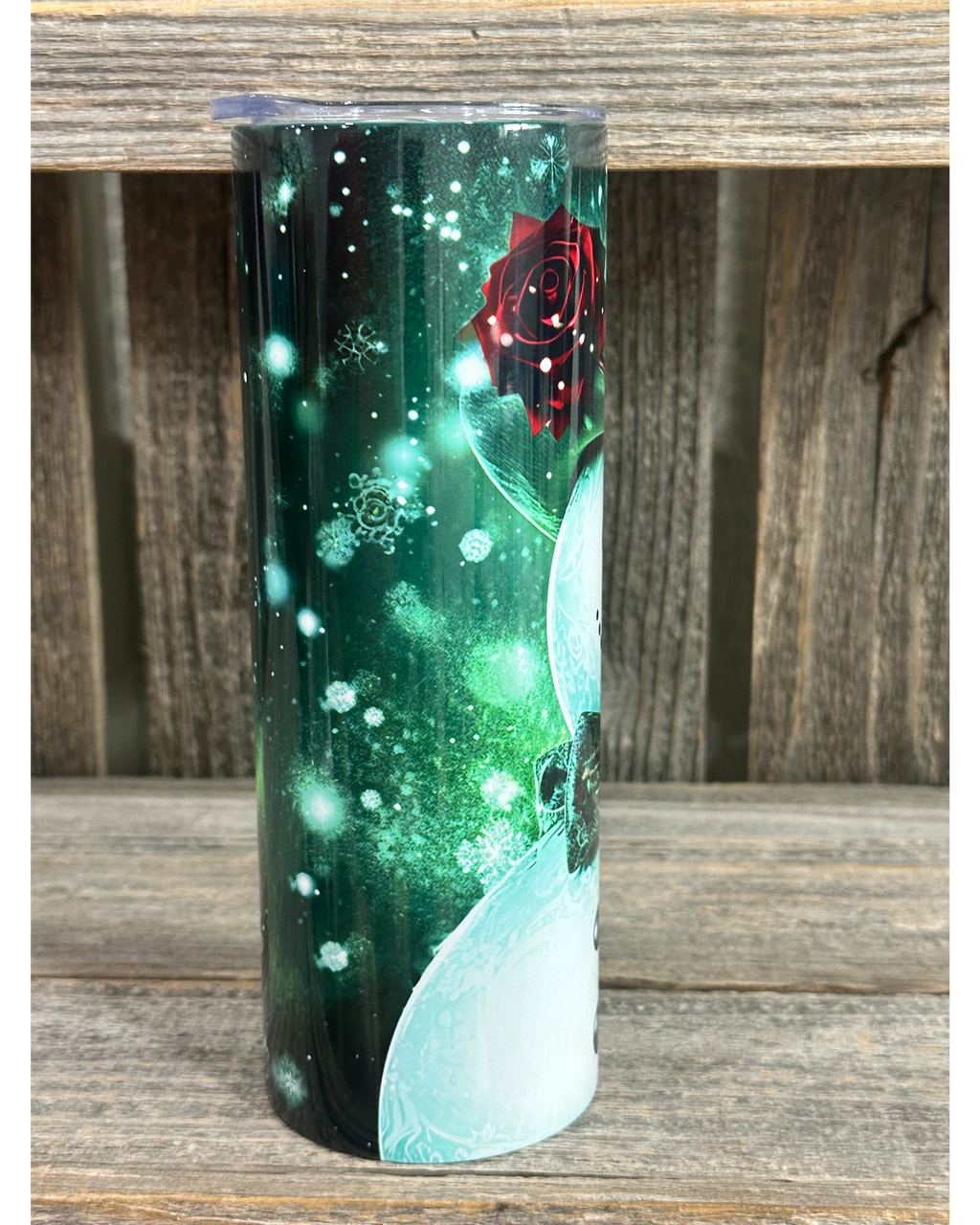 Winter Green Snowman