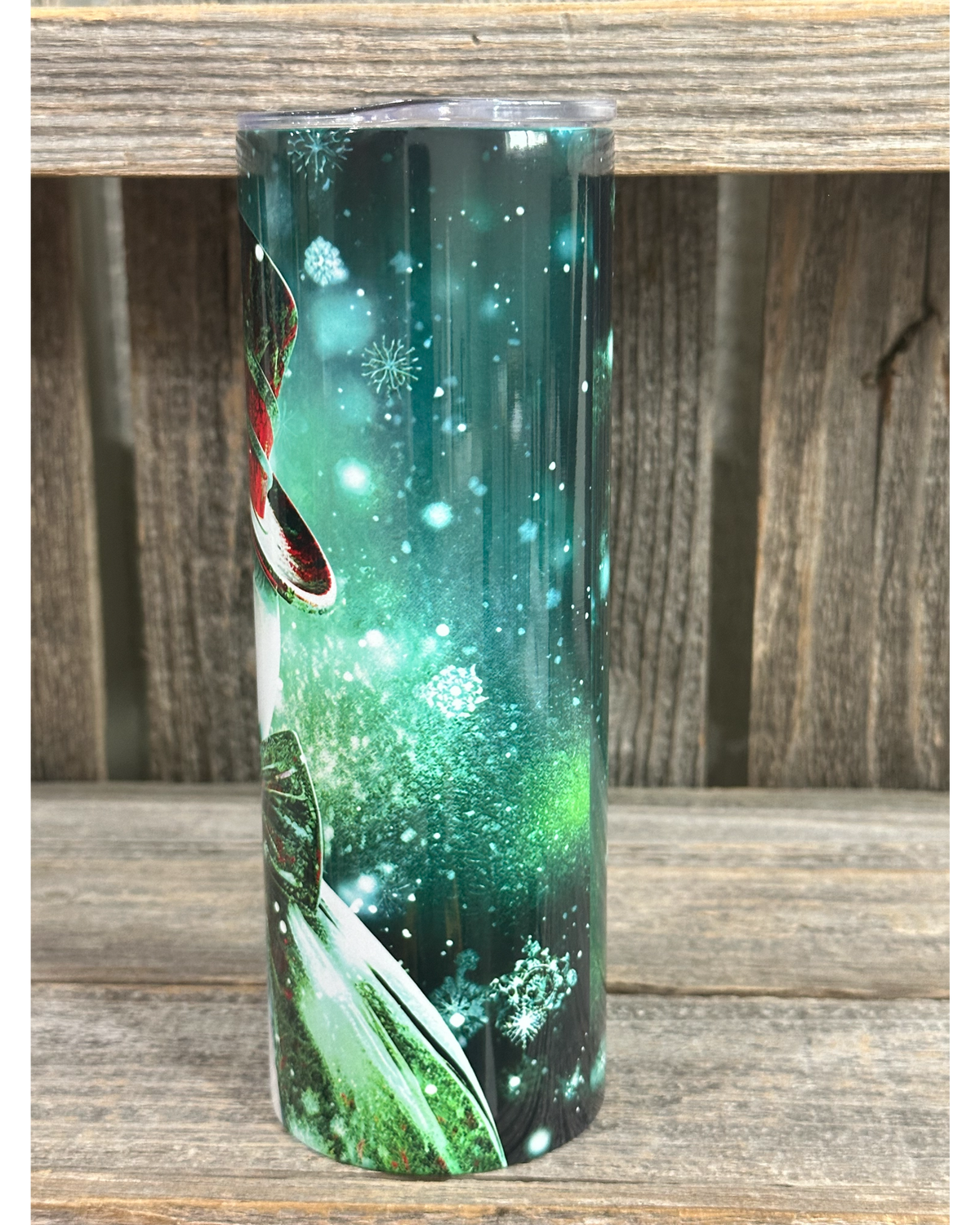 Winter Green Snowman
