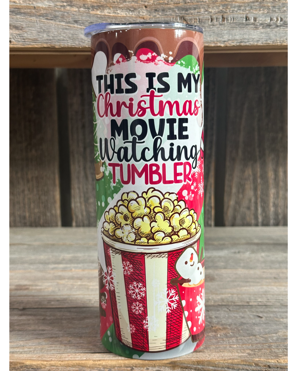 Christmas Movie Watching Tumbler