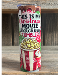 Christmas Movie Watching Tumbler