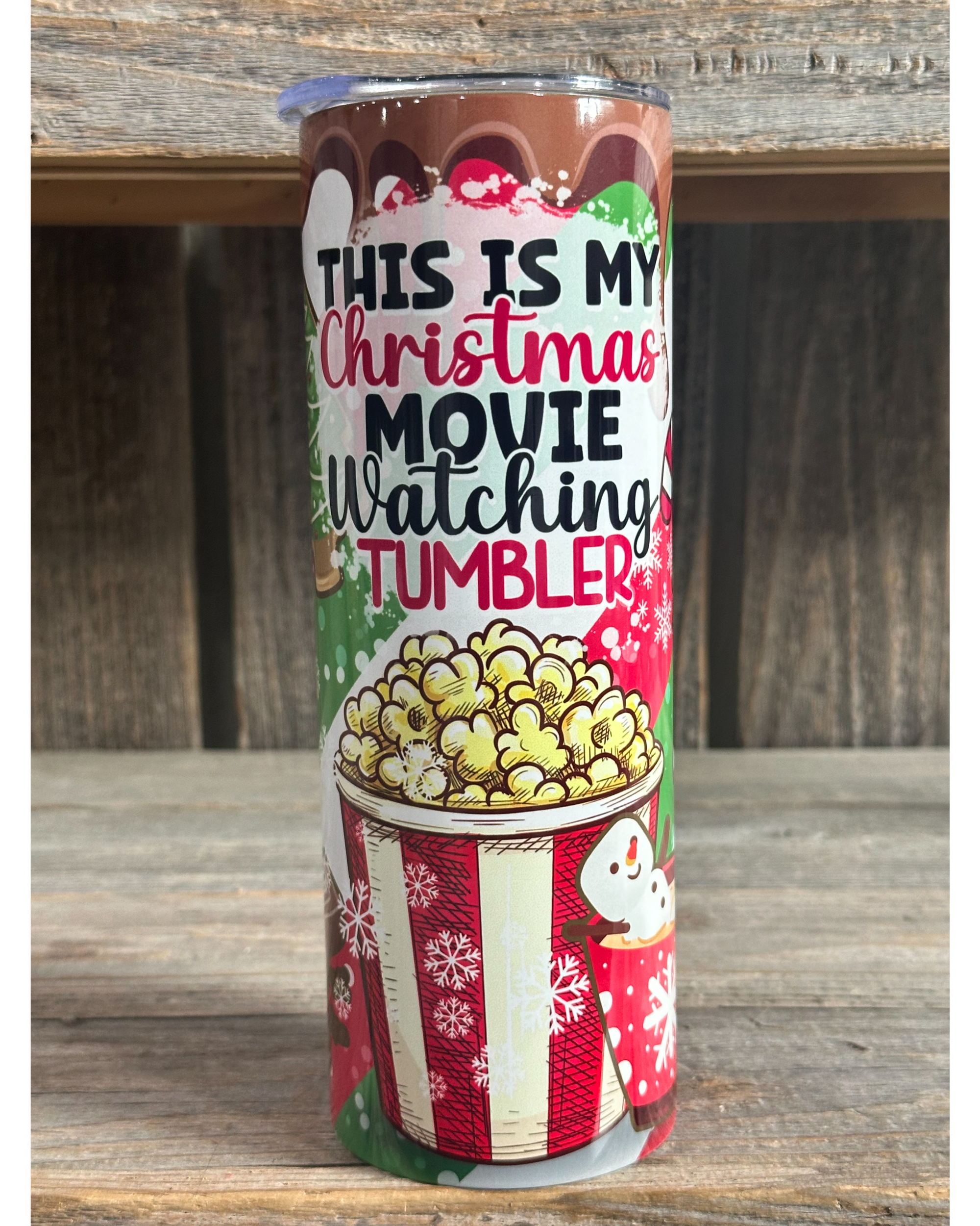 Christmas Movie Watching Tumbler