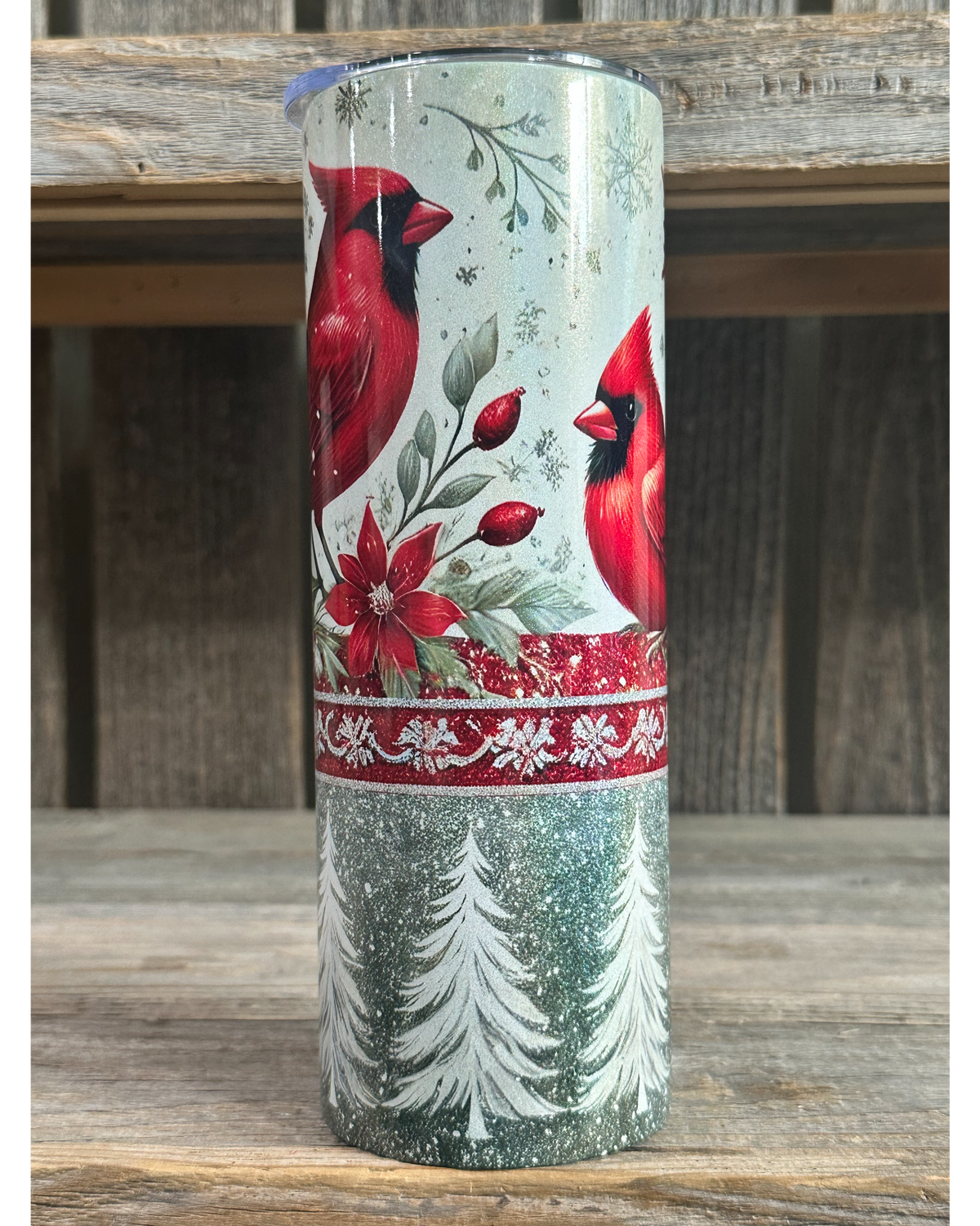 SHIMMER - Red Cardinal Christmas