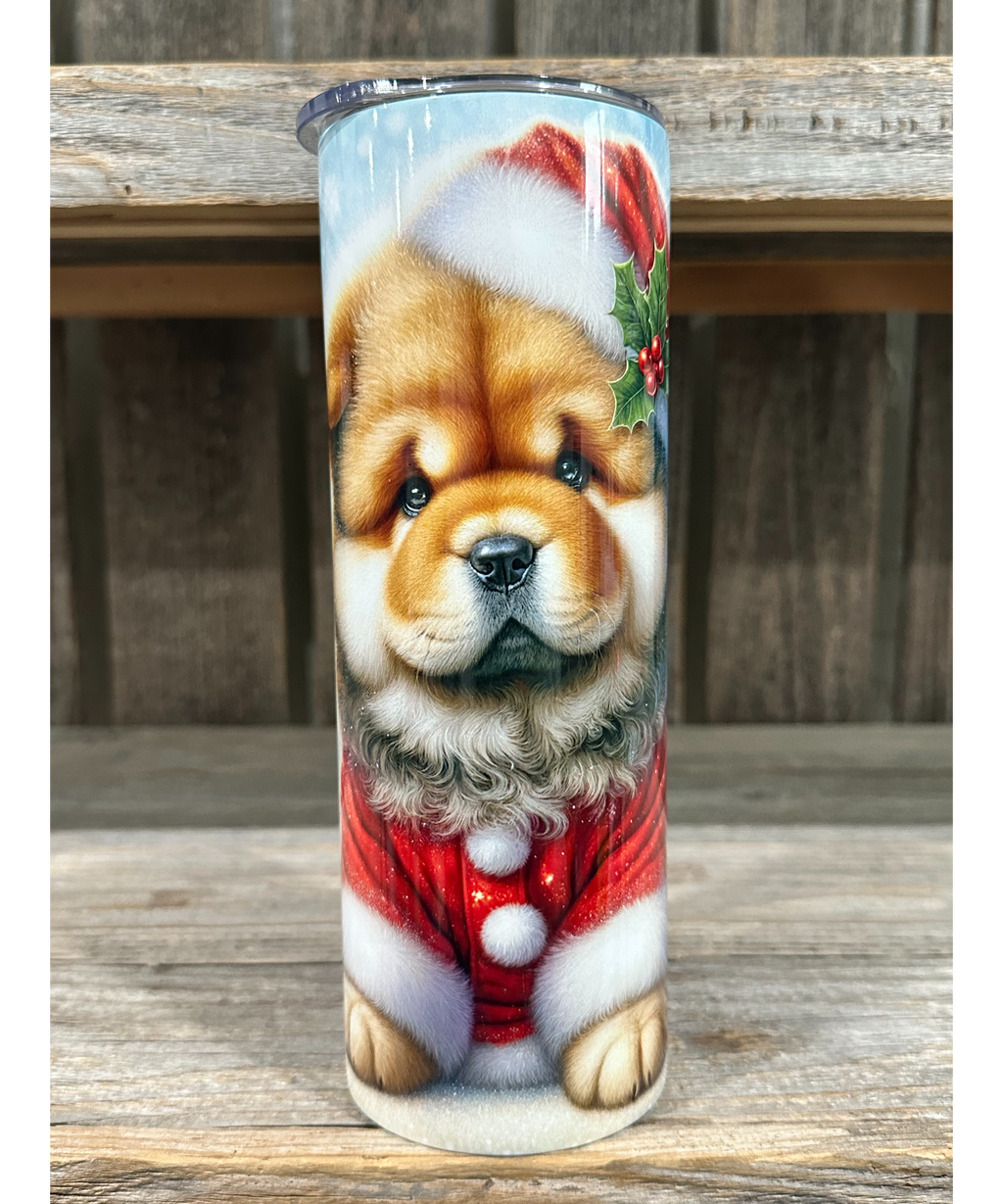 Chow Chow - Puppy Christmas