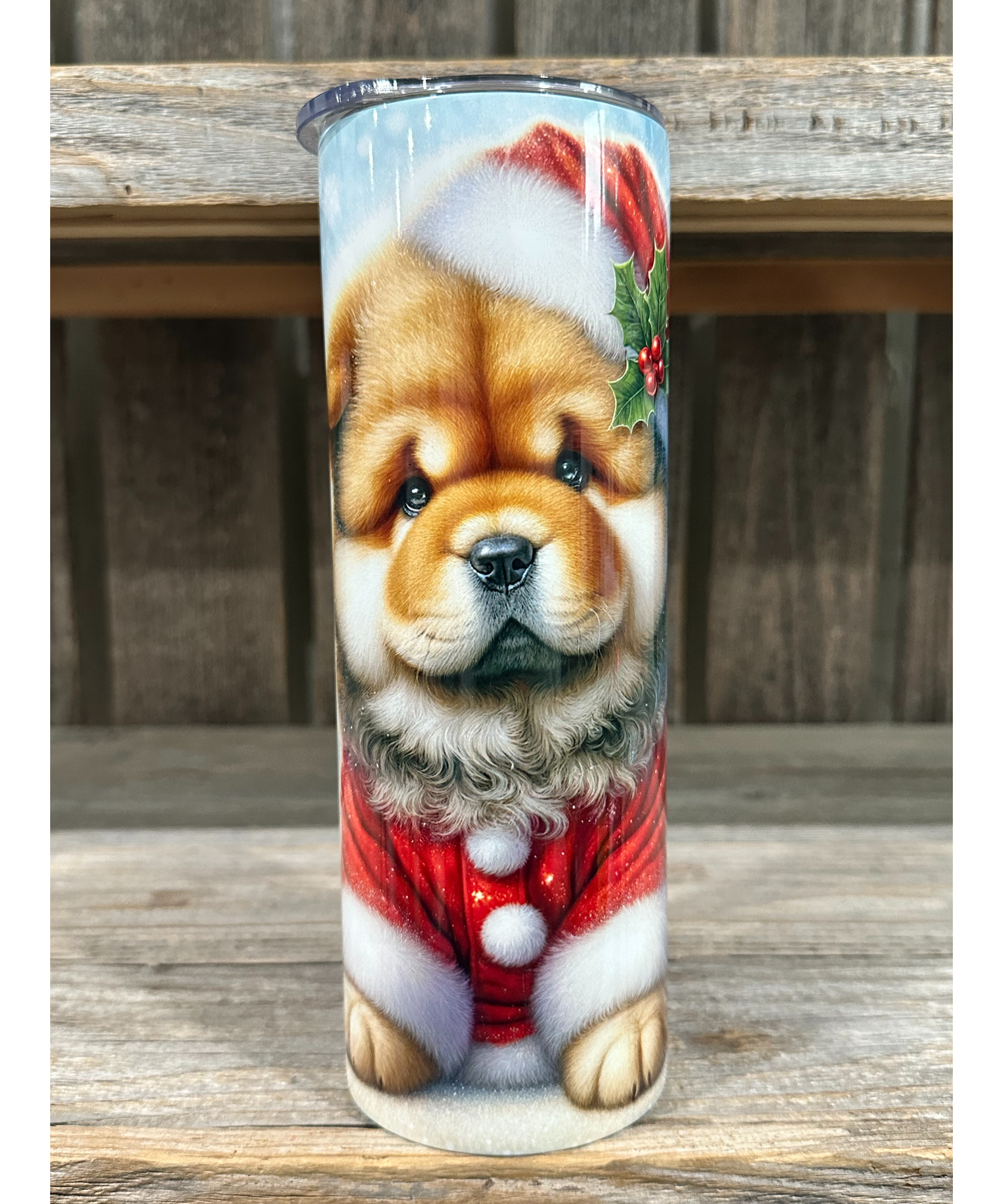 Chow Chow - Puppy Christmas