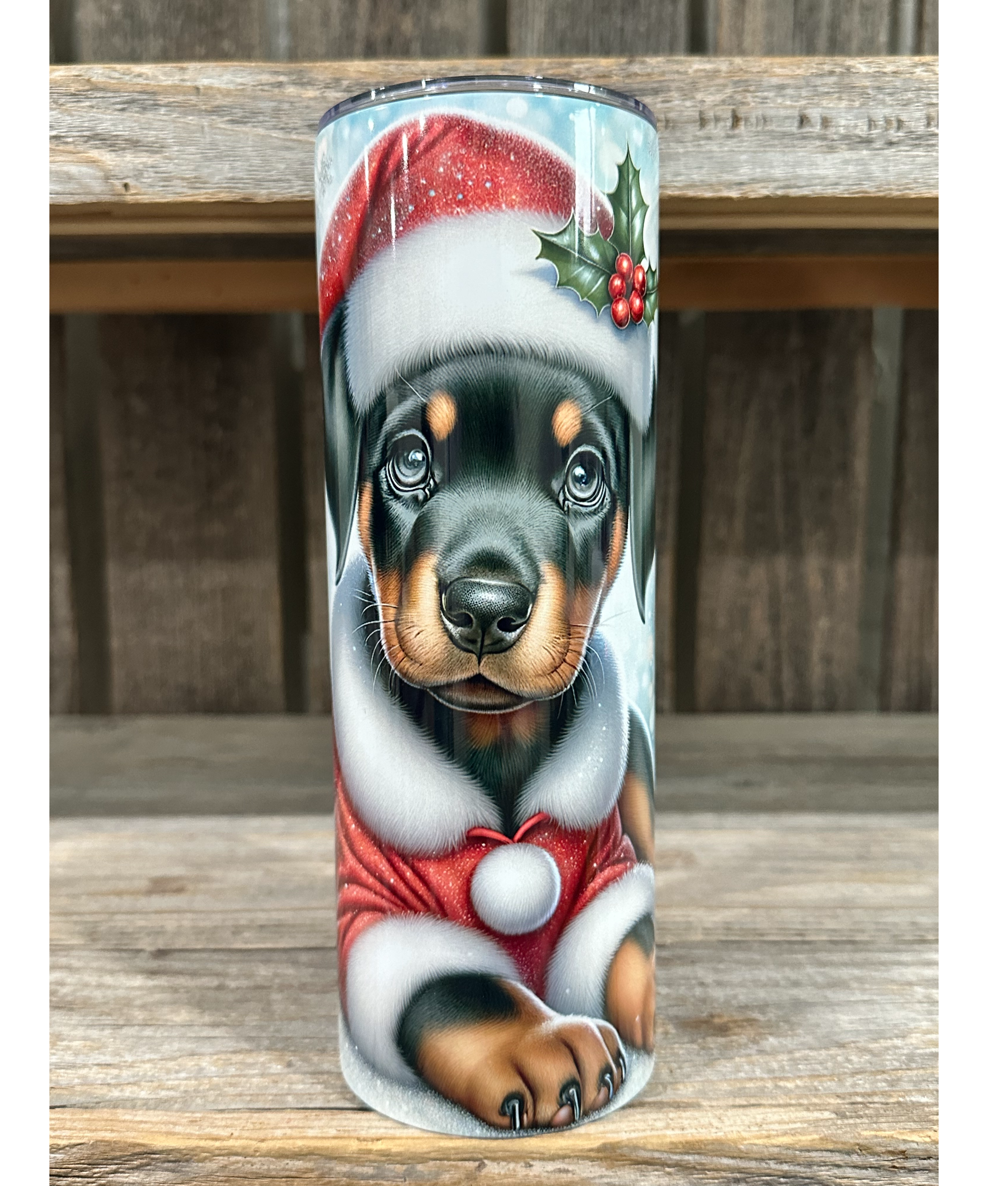 Doberman - Puppy Christmas