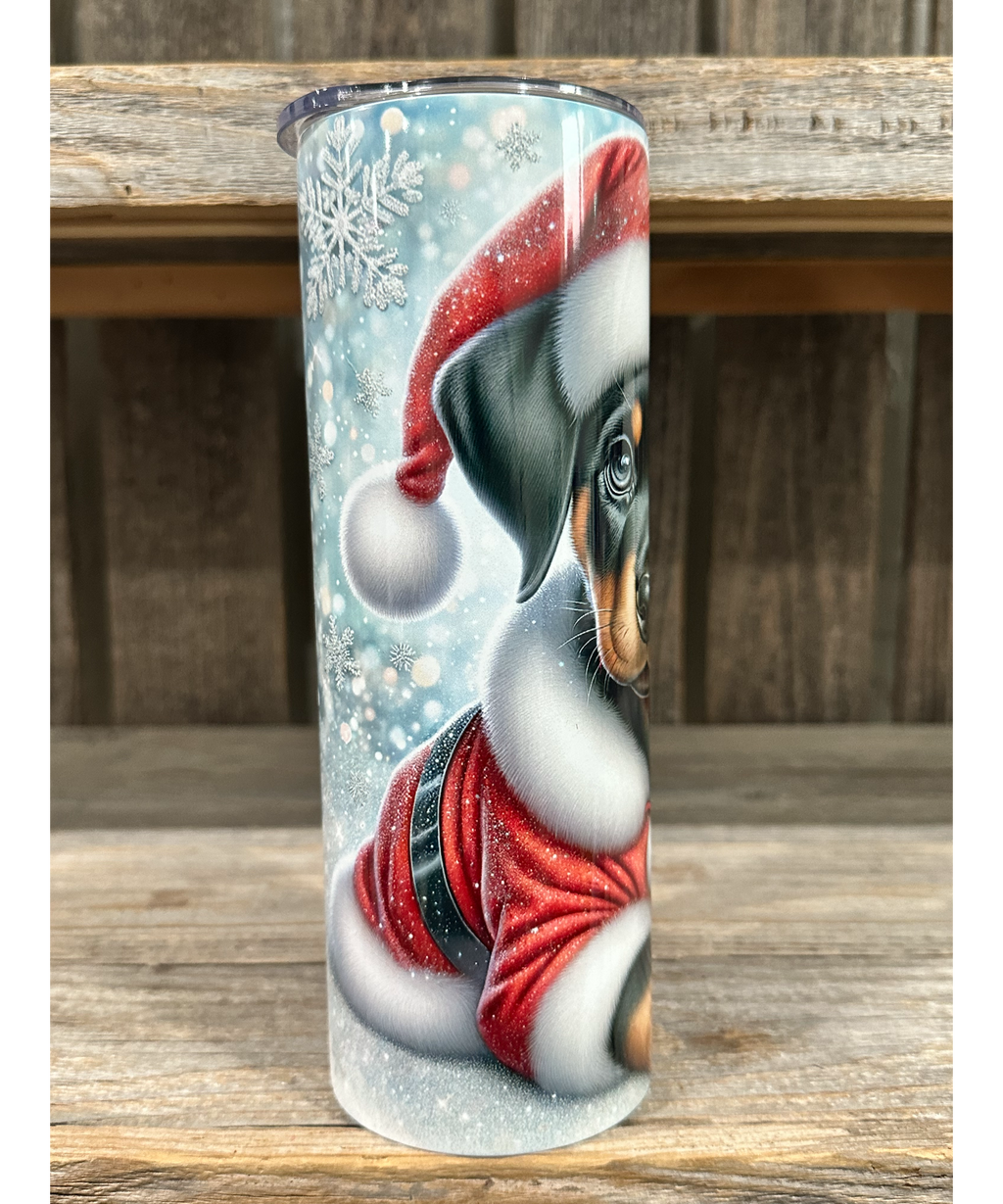 Doberman - Puppy Christmas