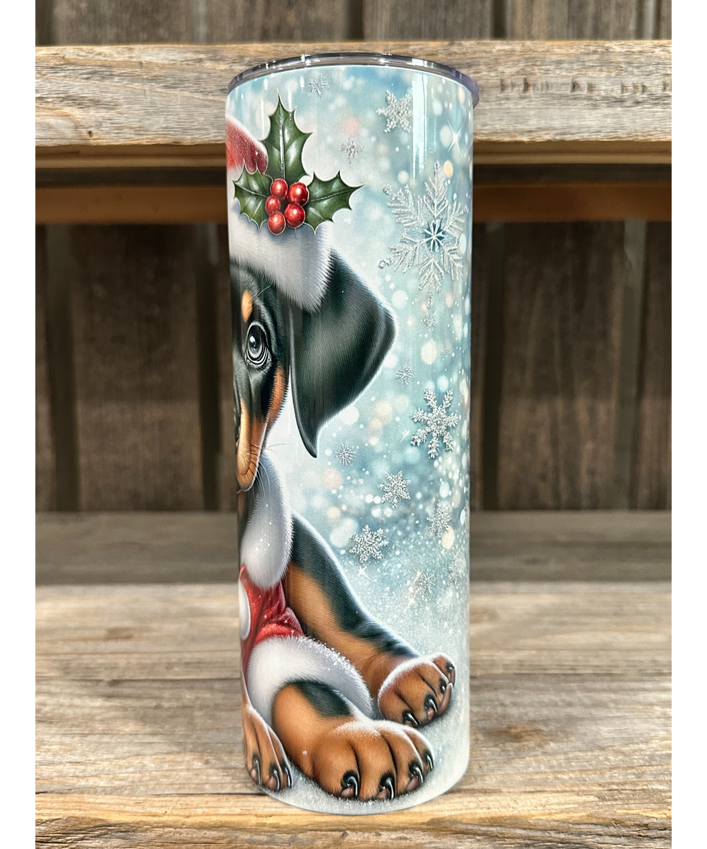 Doberman - Puppy Christmas