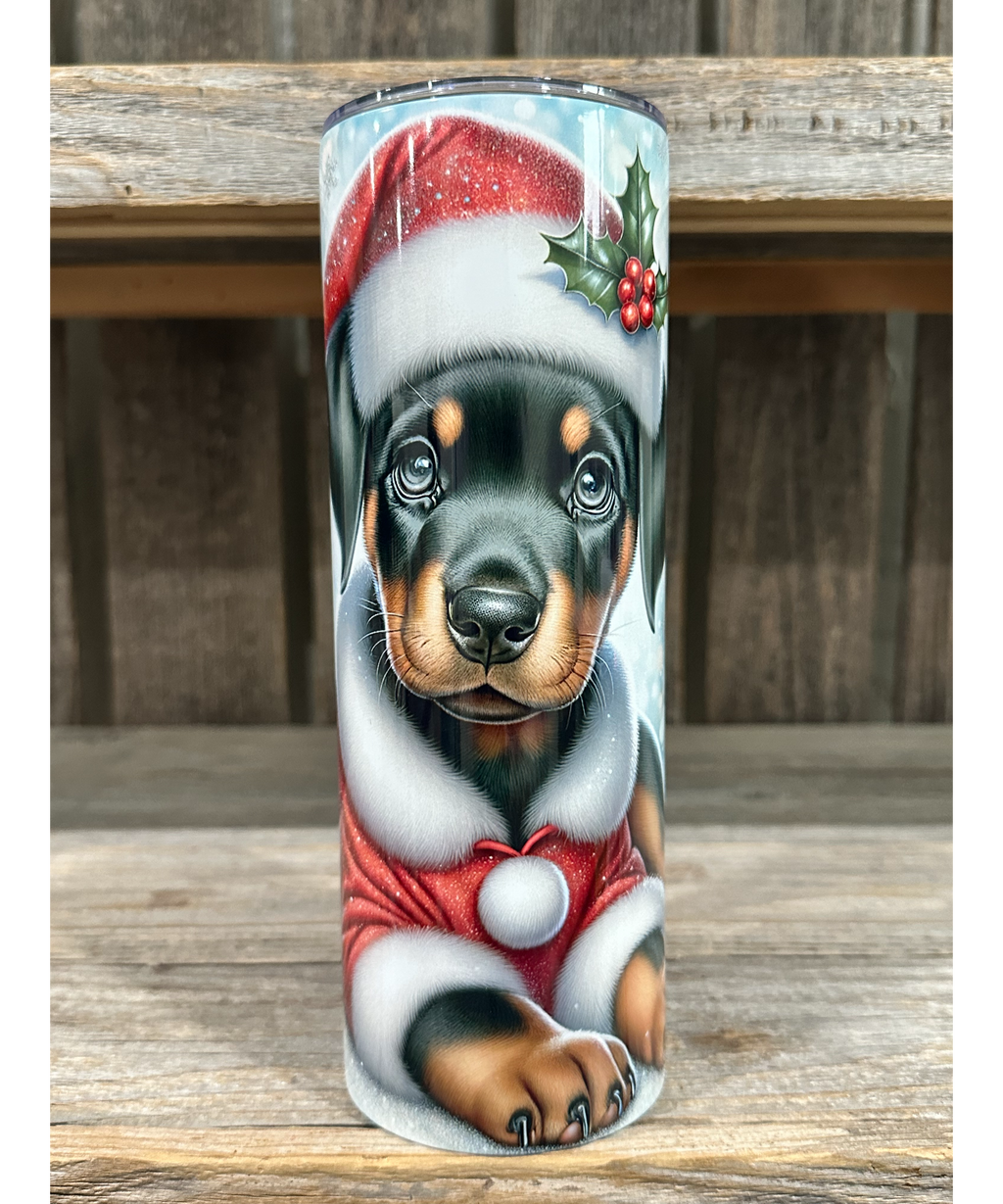 Doberman - Puppy Christmas