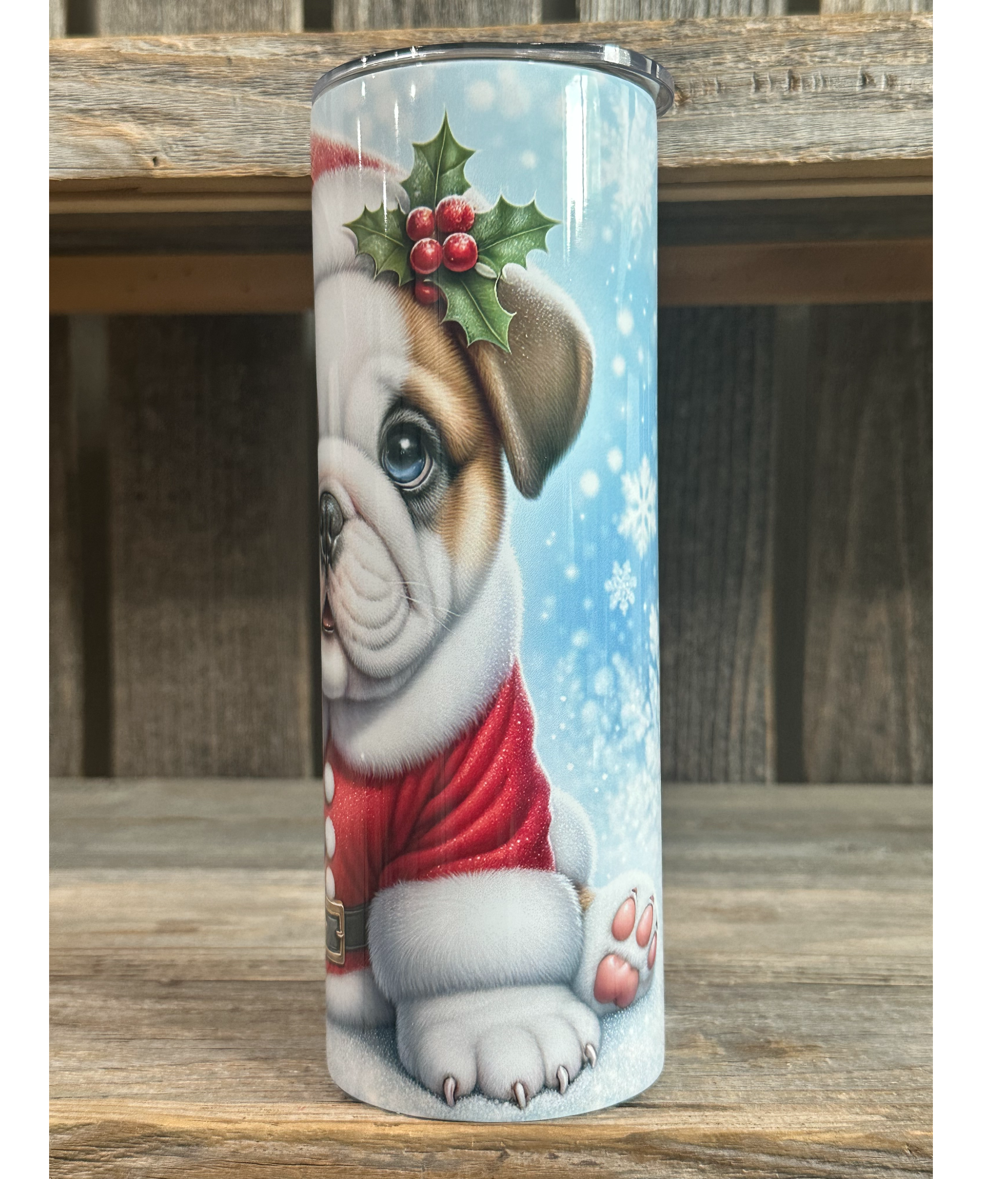 English Bulldog - Puppy Christmas