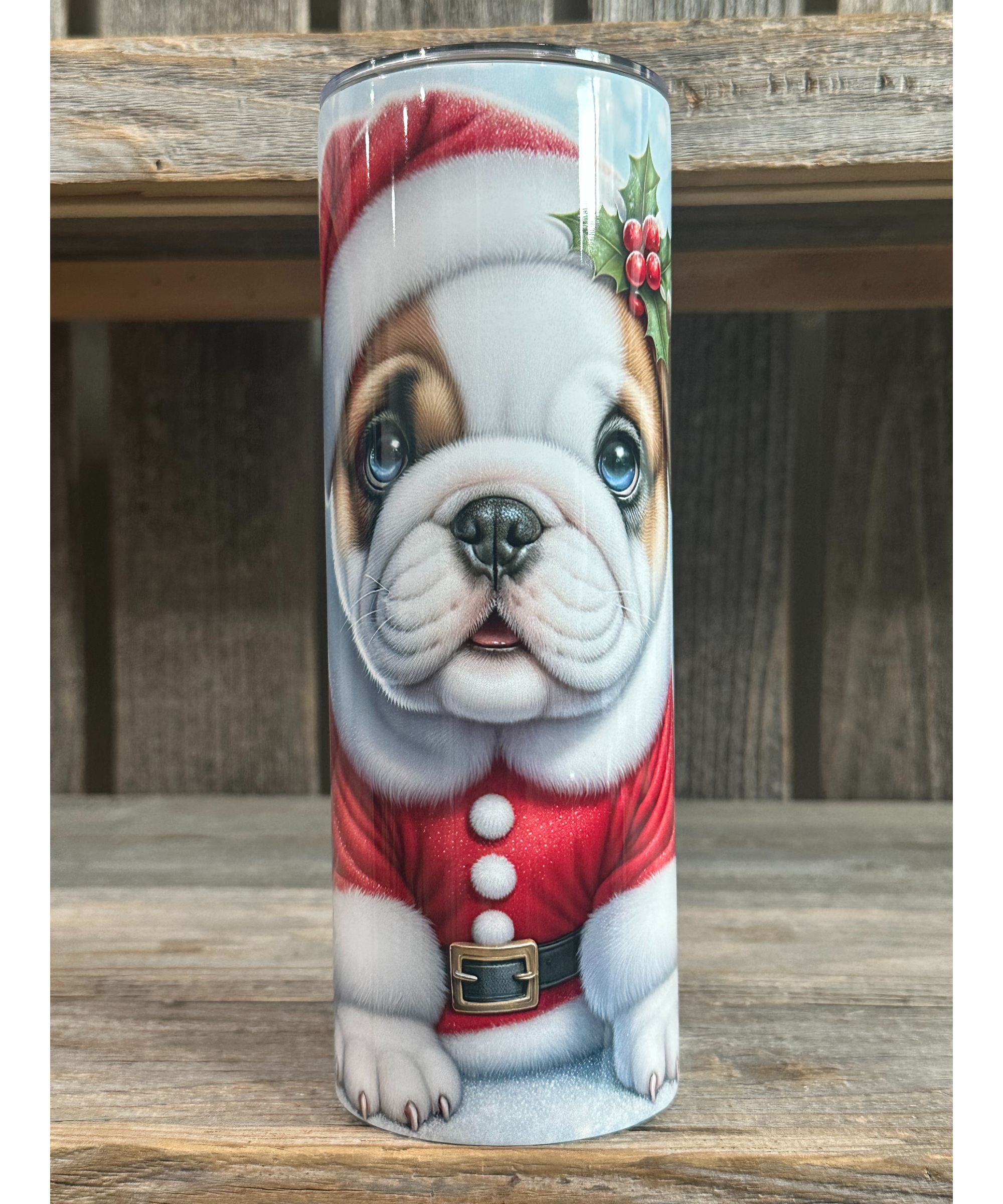 English Bulldog - Puppy Christmas