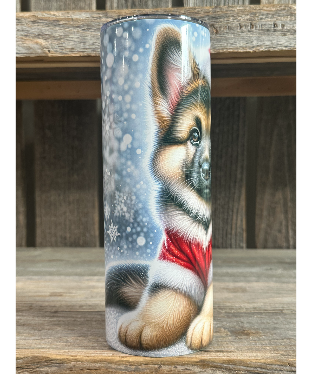 German Shephard - Puppy Christmas