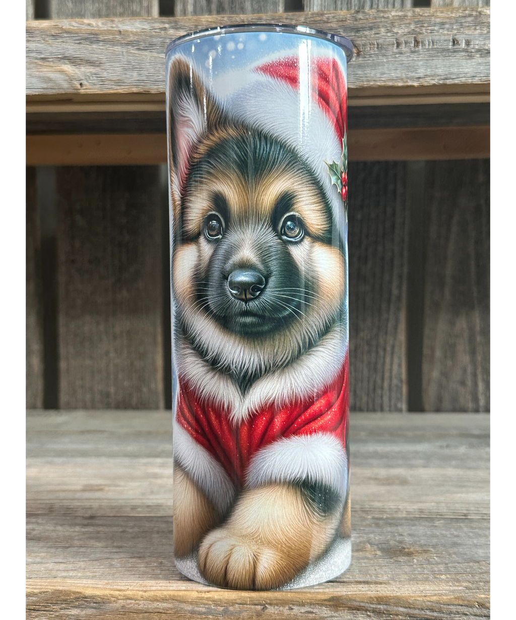 German Shephard - Puppy Christmas