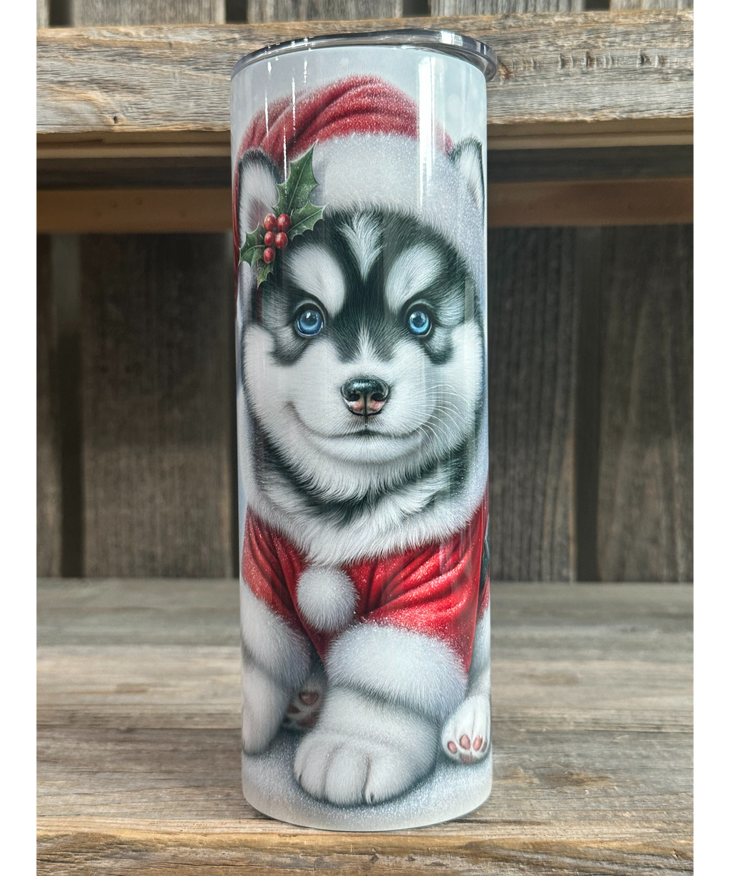 Siberian Husky - Puppy Christmas