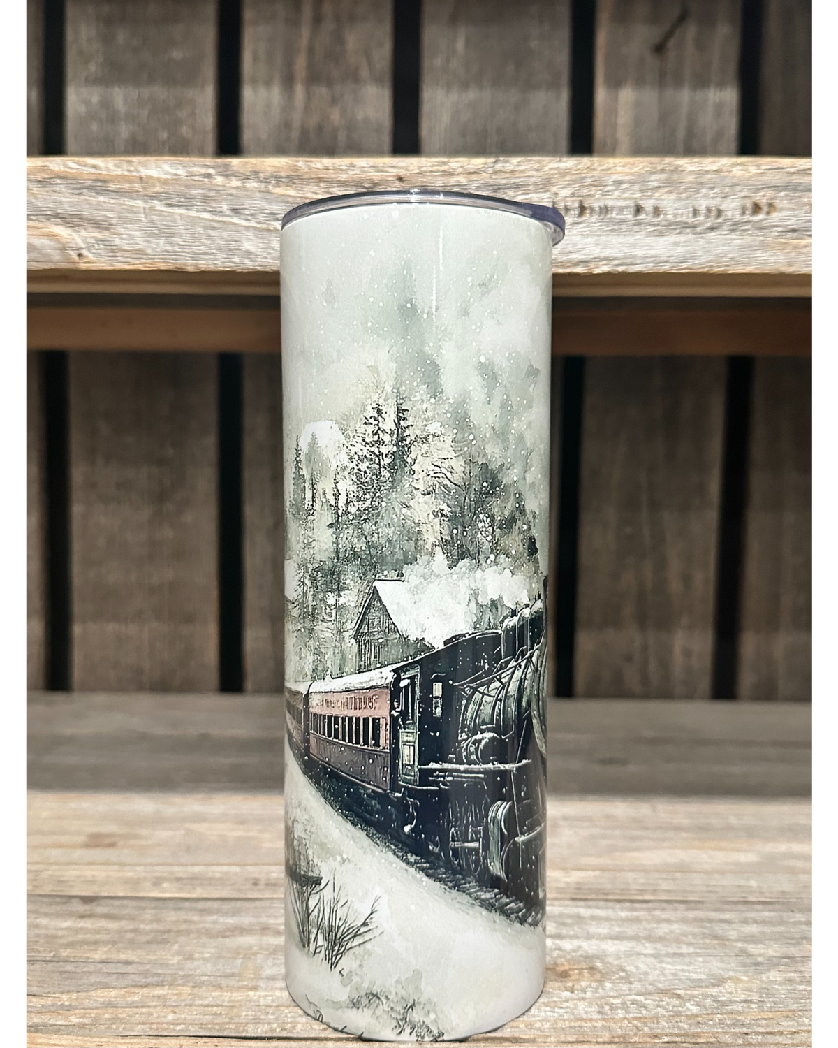Winter Steam Train
