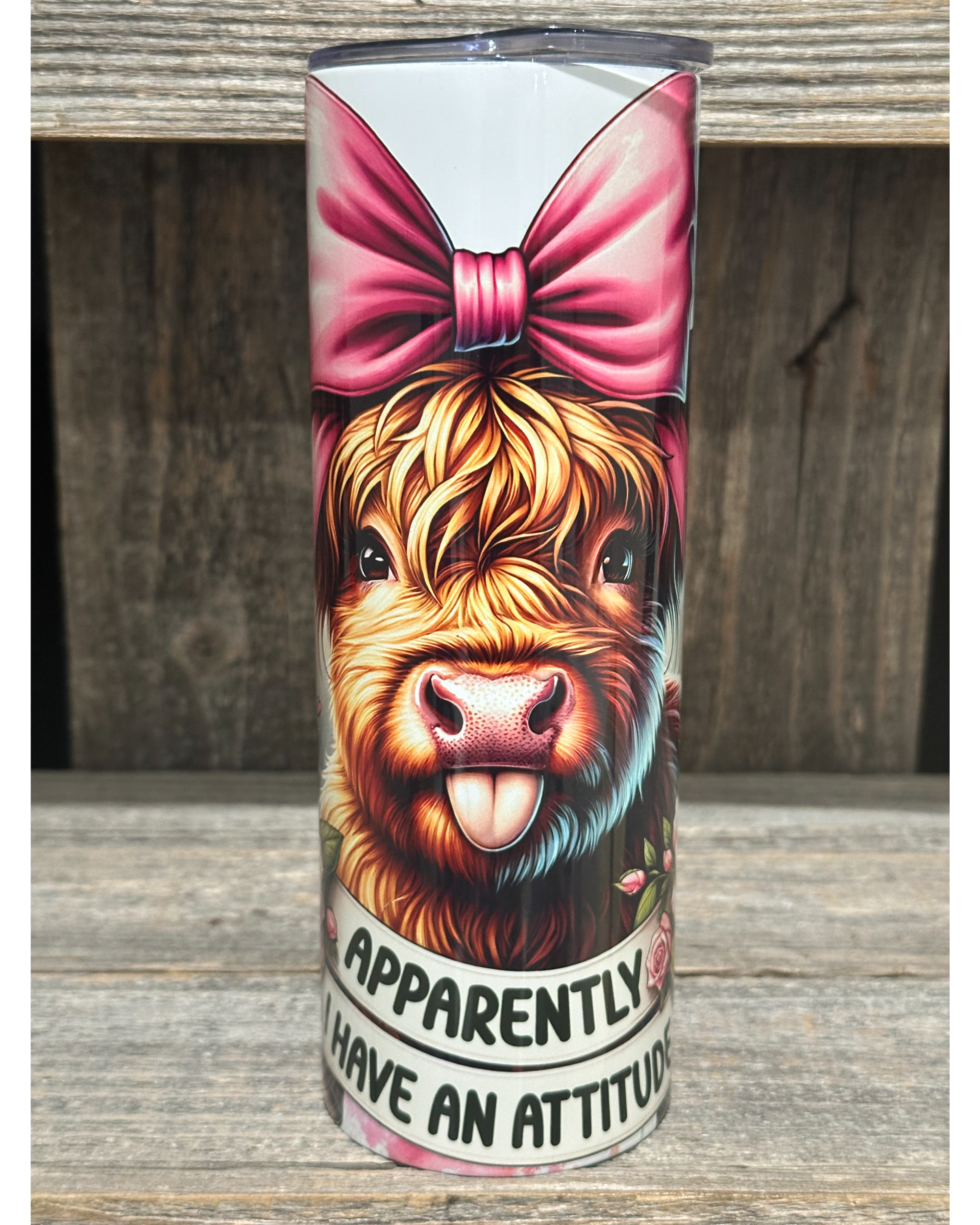 Apparently I Have An Attitude - Highland Cow