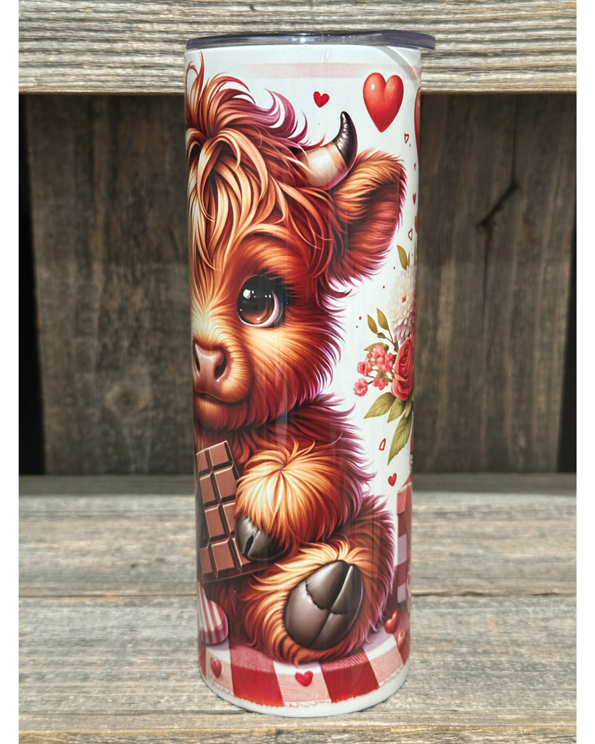 Chocolate Highland Cow