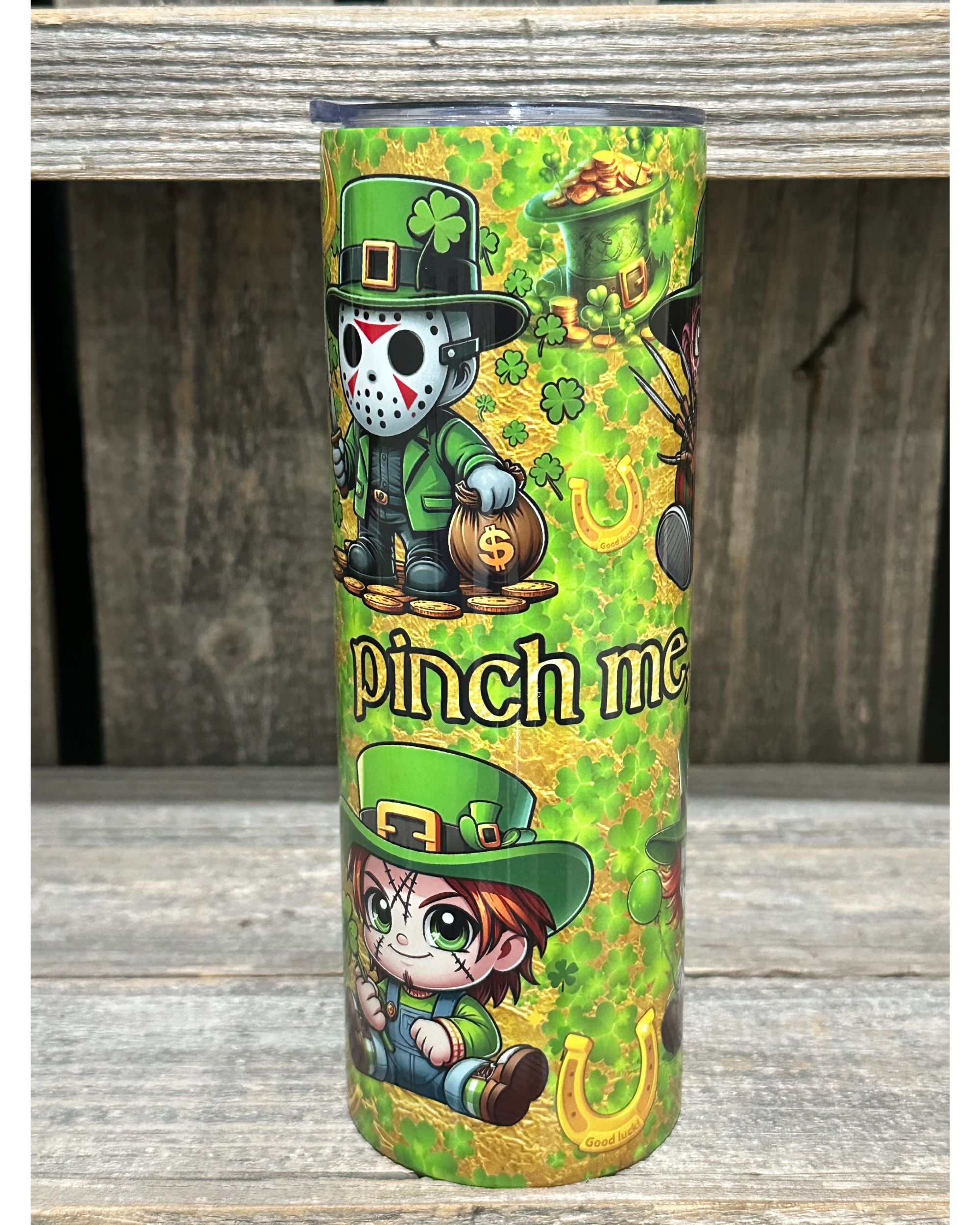 Pinch Me Pint Size - St Patrick Day - Horror - Amy's Custom Creations Collection