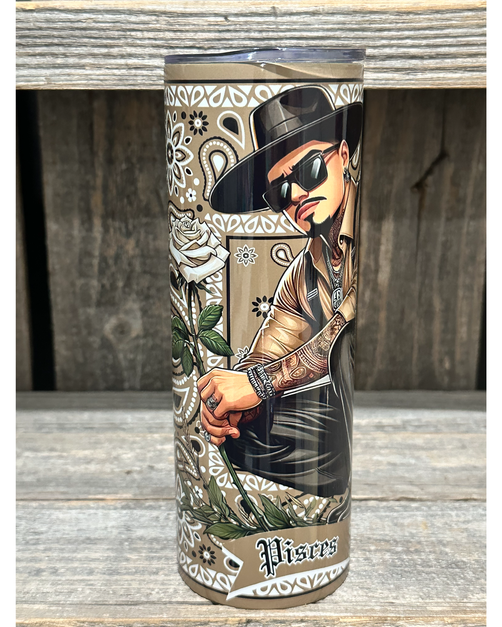 Chicano Pisces King Zodiac