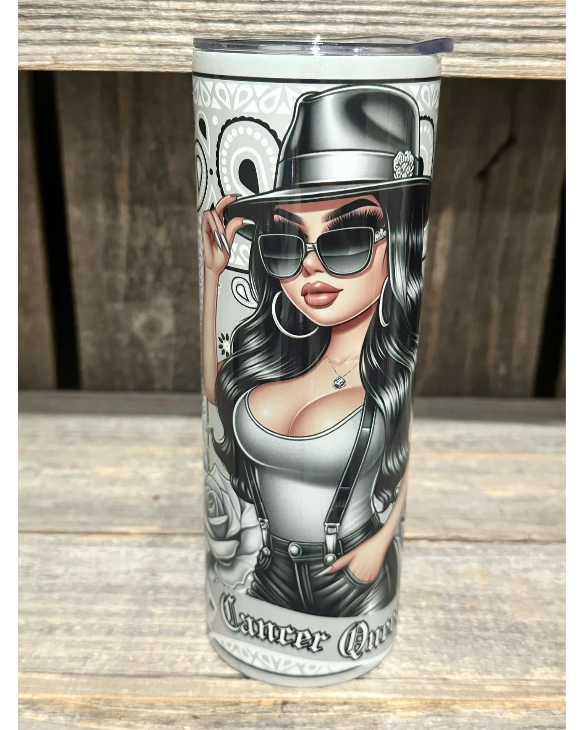 Chicana Cancer Queen Zodiac - June 21st - July 22nd