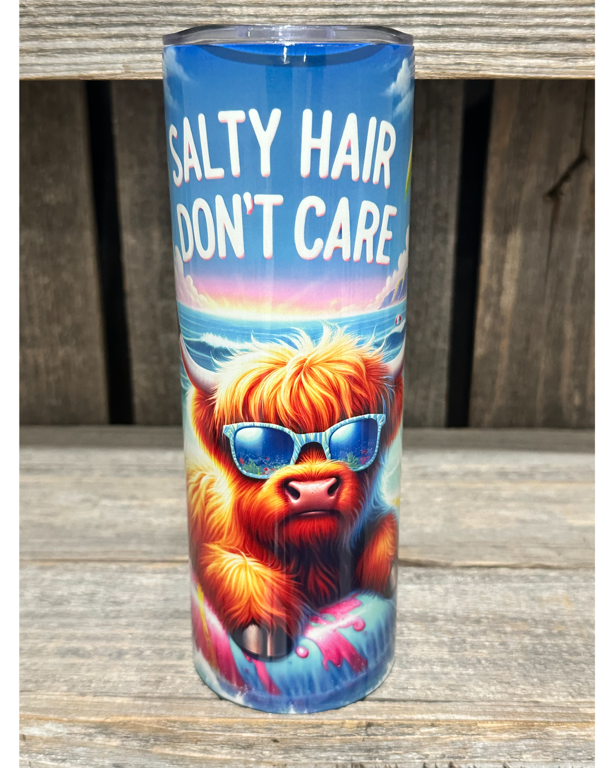 Salty Hair Don't Care Highland Cow