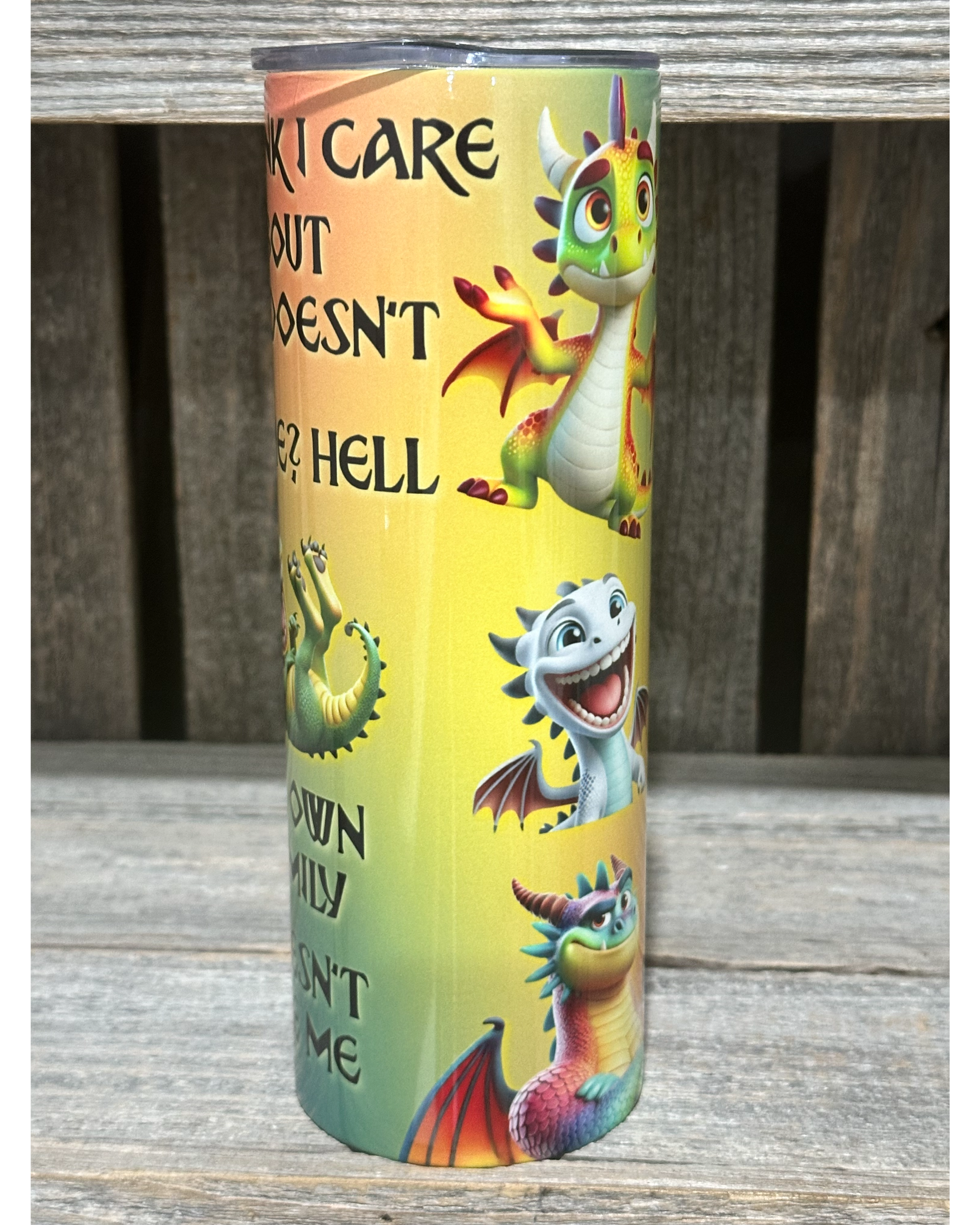 You Think I Care Dragons - Amy's Custom Creations Collection