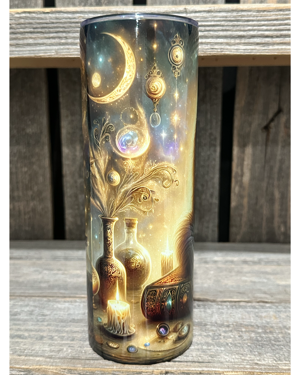 Mystical Kitty Cat - Moon & Stars
