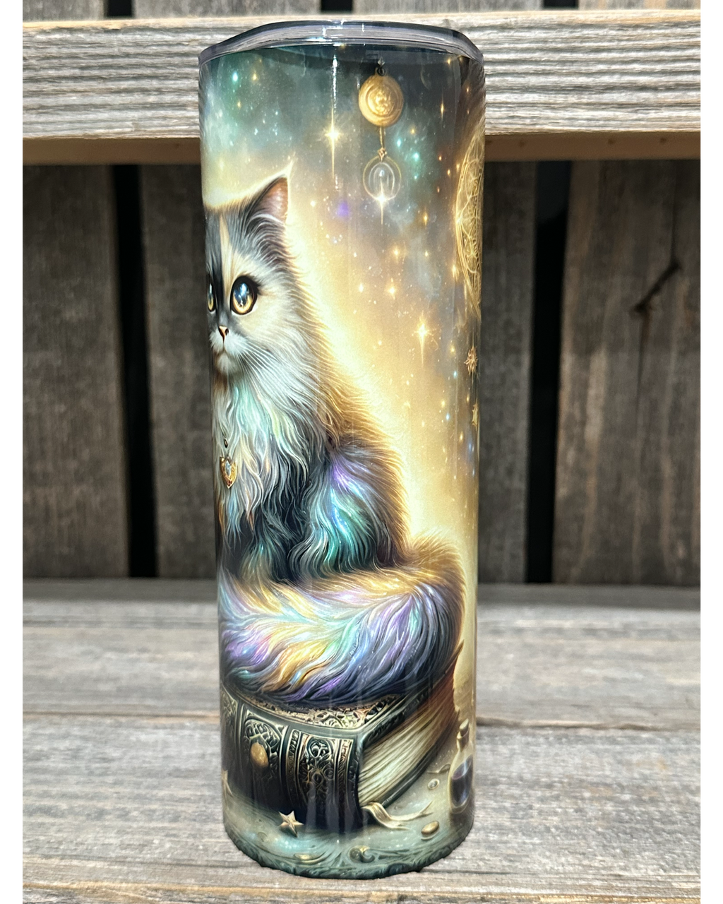 Mystical Kitty Cat - Moon & Stars