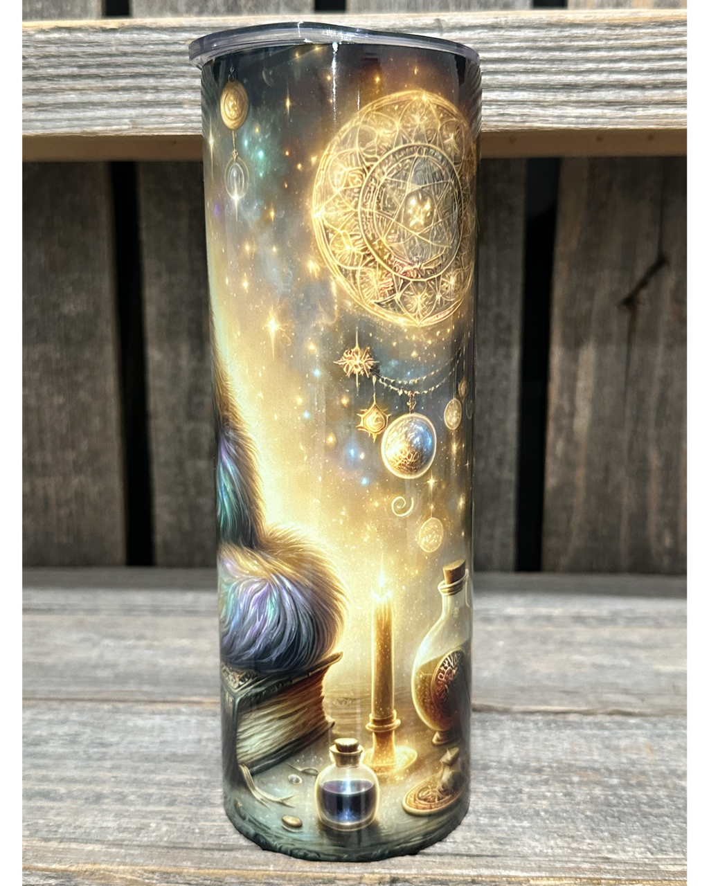 Mystical Kitty Cat - Moon & Stars