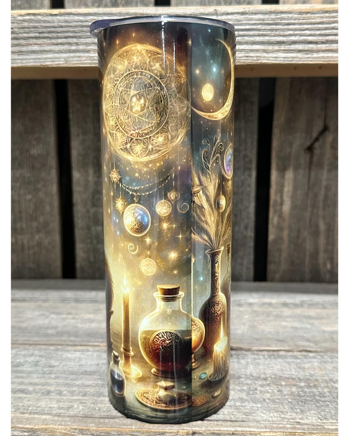 Mystical Kitty Cat - Moon & Stars