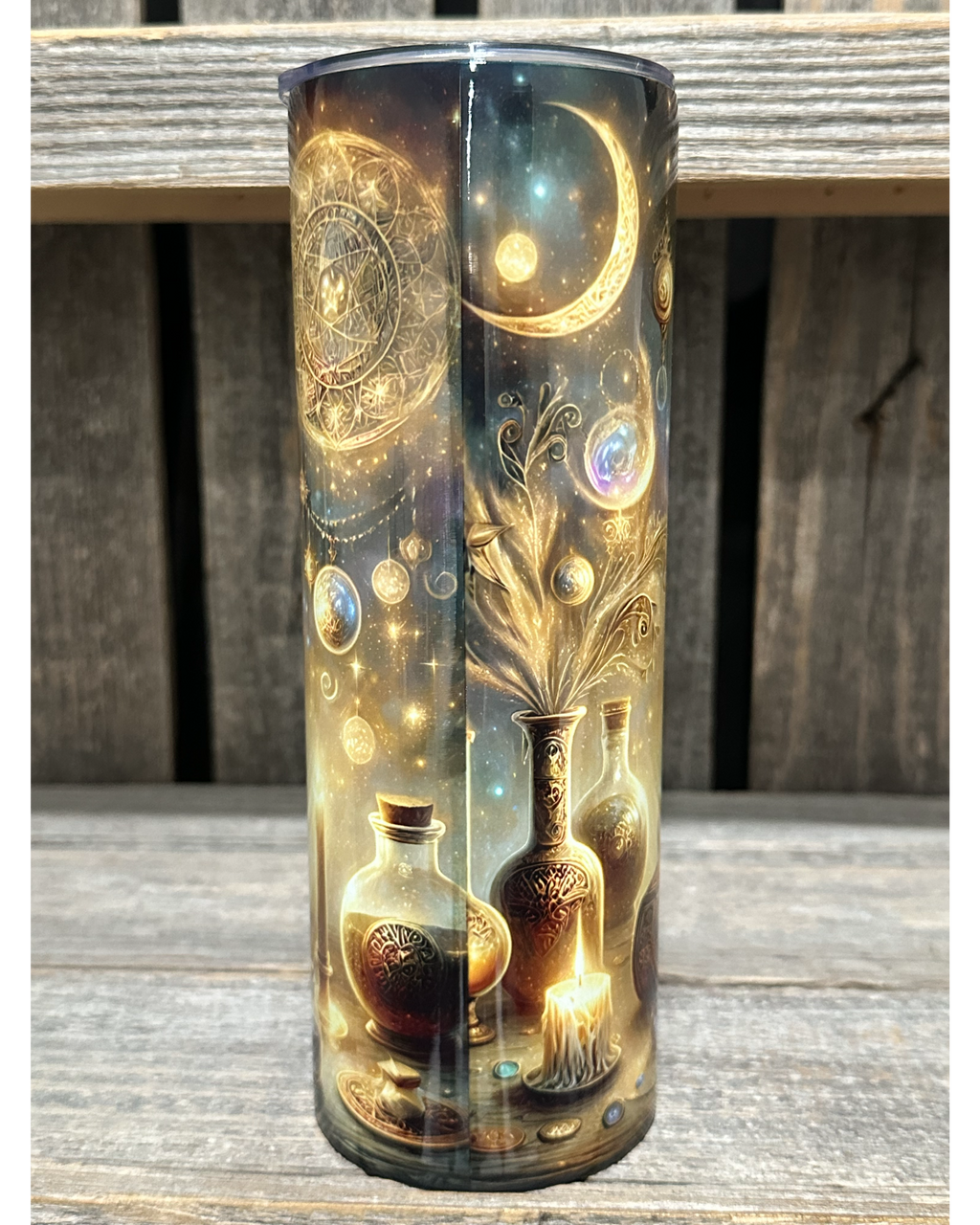Mystical Kitty Cat - Moon & Stars