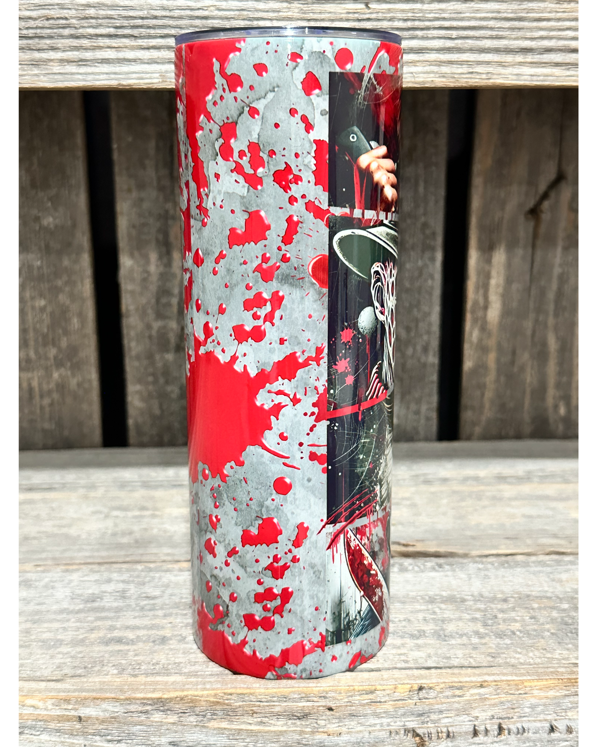 Blood Splatter Horror Faces