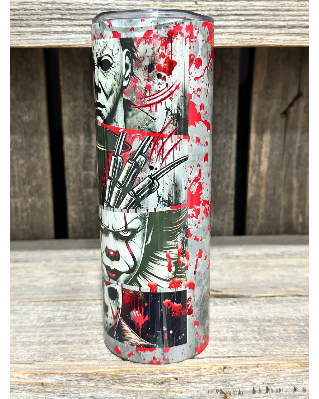 Blood Splatter Horror Faces