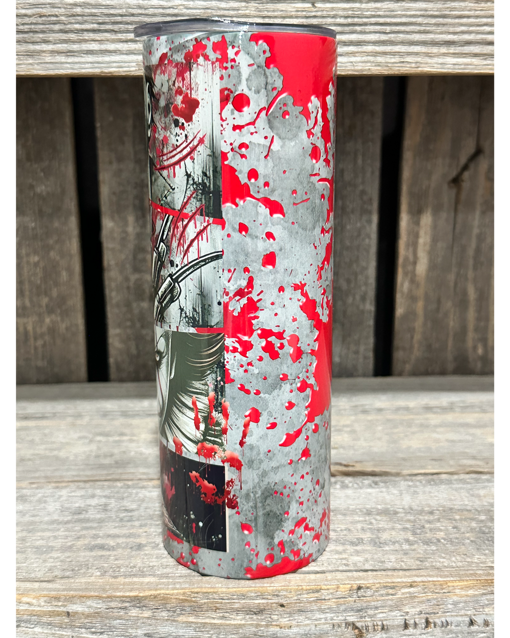 Blood Splatter Horror Faces