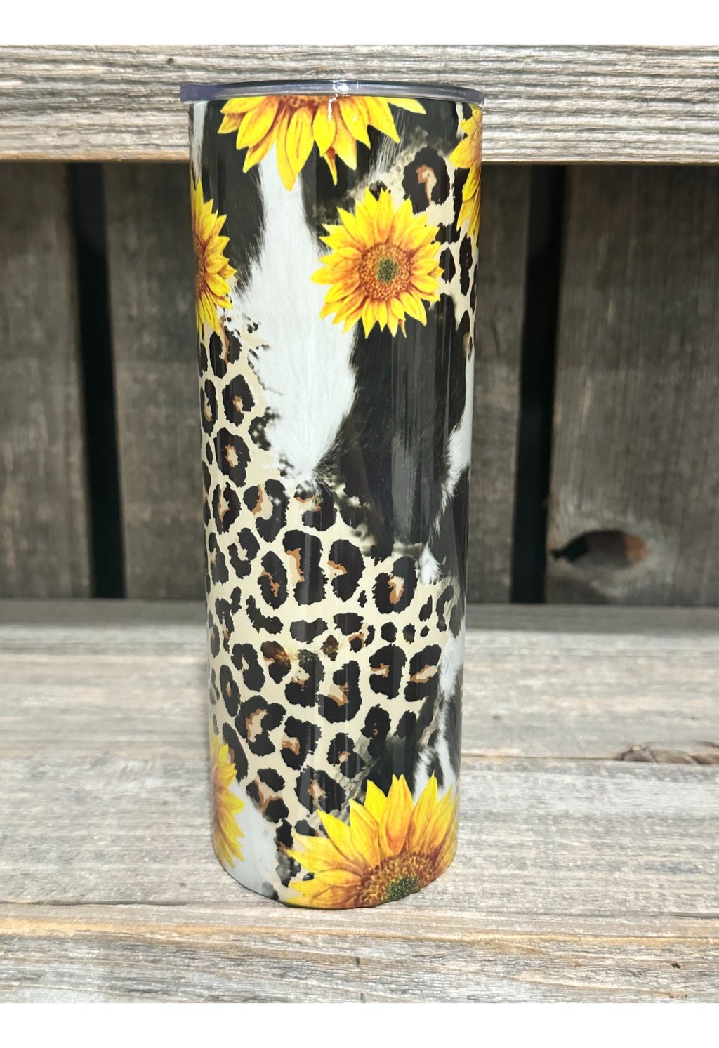 Cowhide Sunflowers