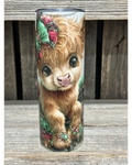 Tutu Christmas Holiday Highland Cow