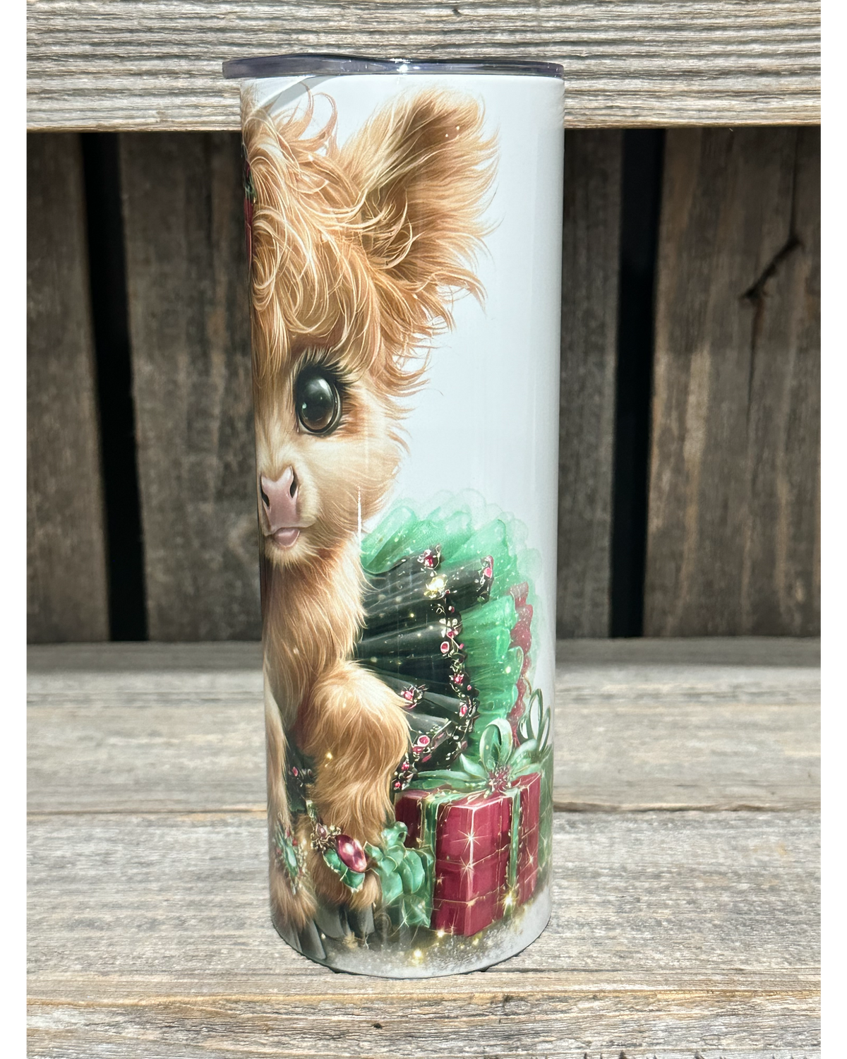 Tutu Christmas Holiday Highland Cow