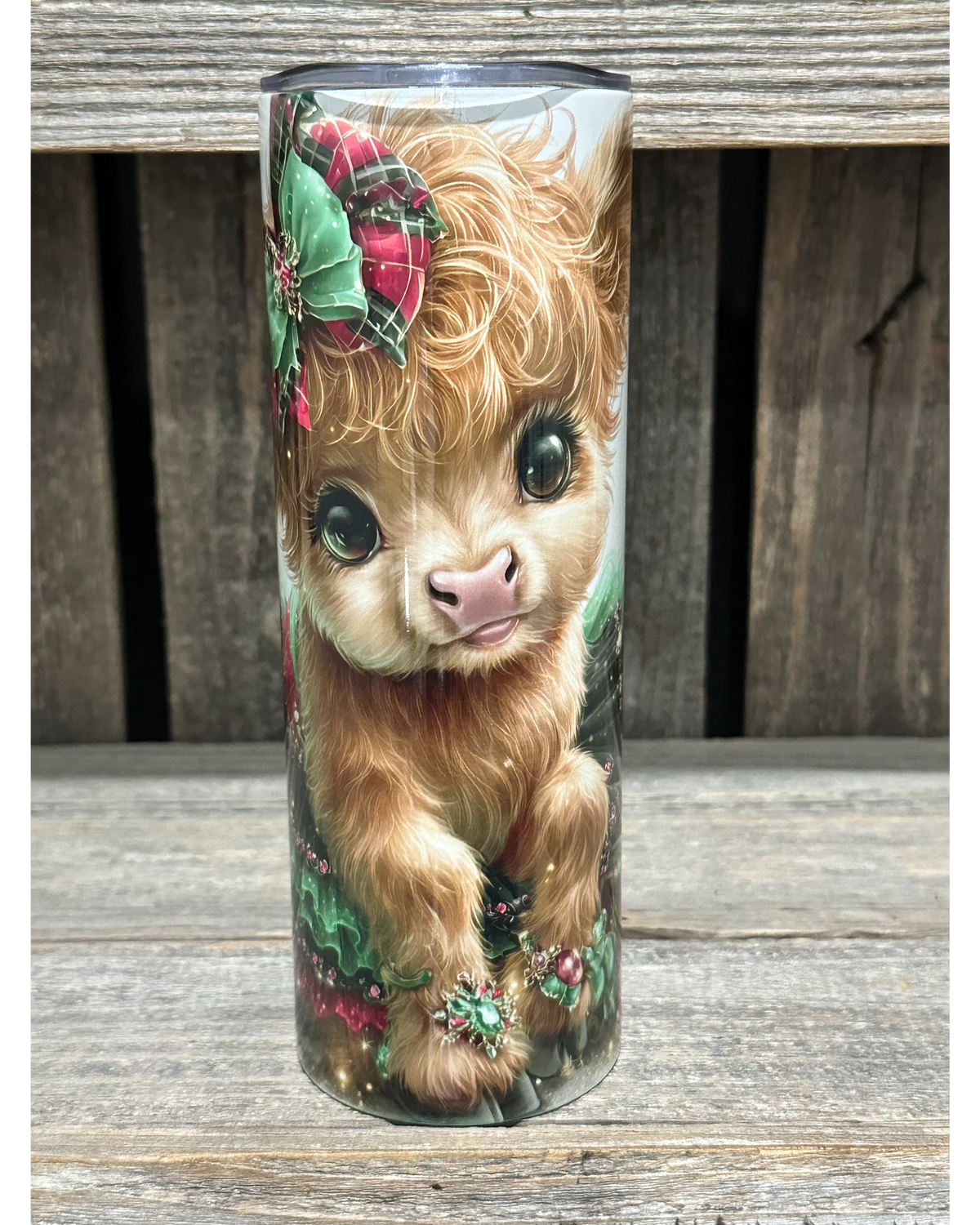 Tutu Christmas Holiday Highland Cow
