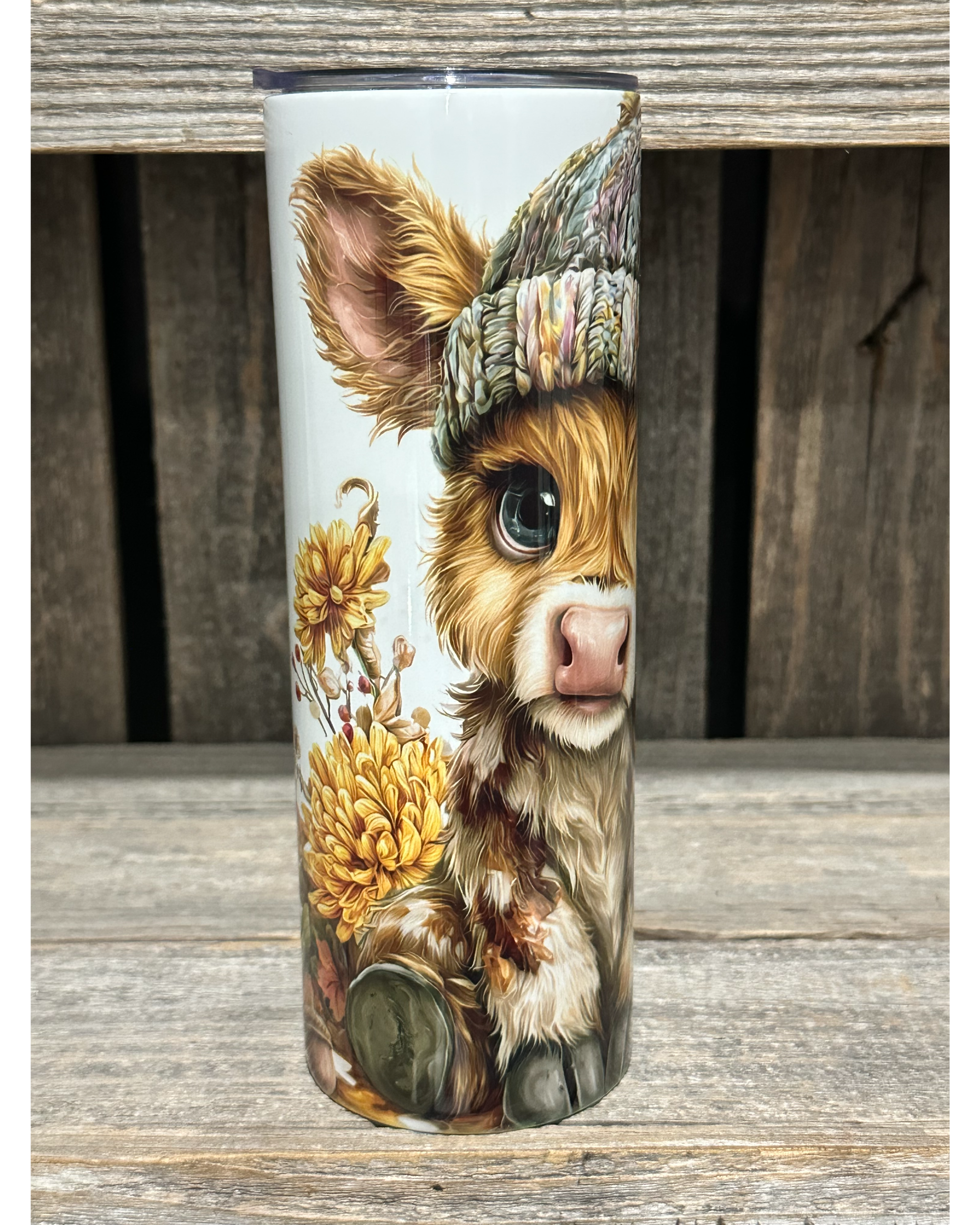 Beanie Acorn Fall Highland Cow