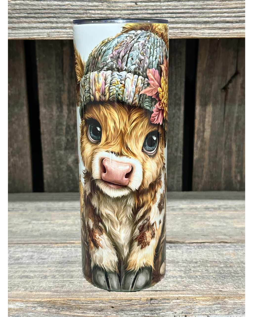 Beanie Acorn Fall Highland Cow
