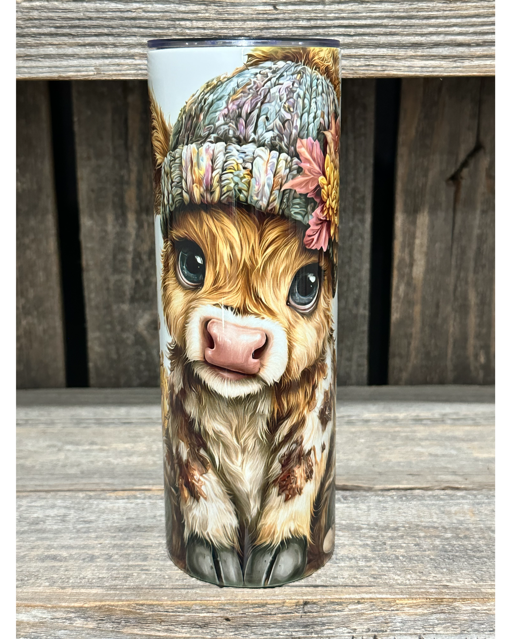 Beanie Acorn Fall Highland Cow