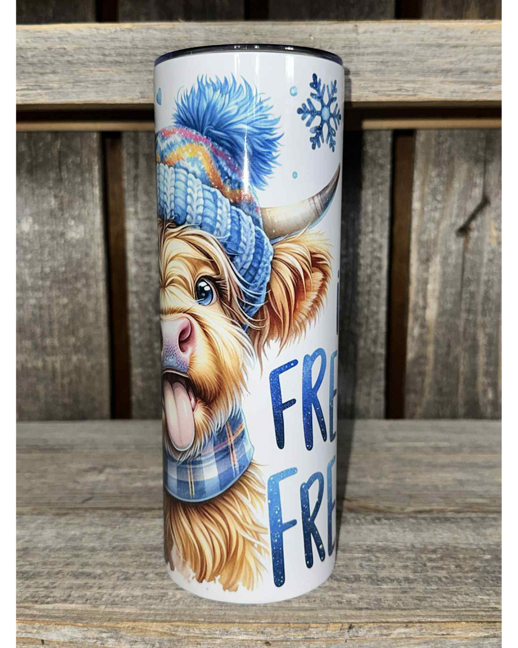 I'm Freakin Freezin - Highland Cow Winter