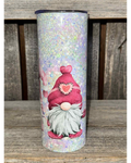 Valentine Gnomes  Glitter Hearts