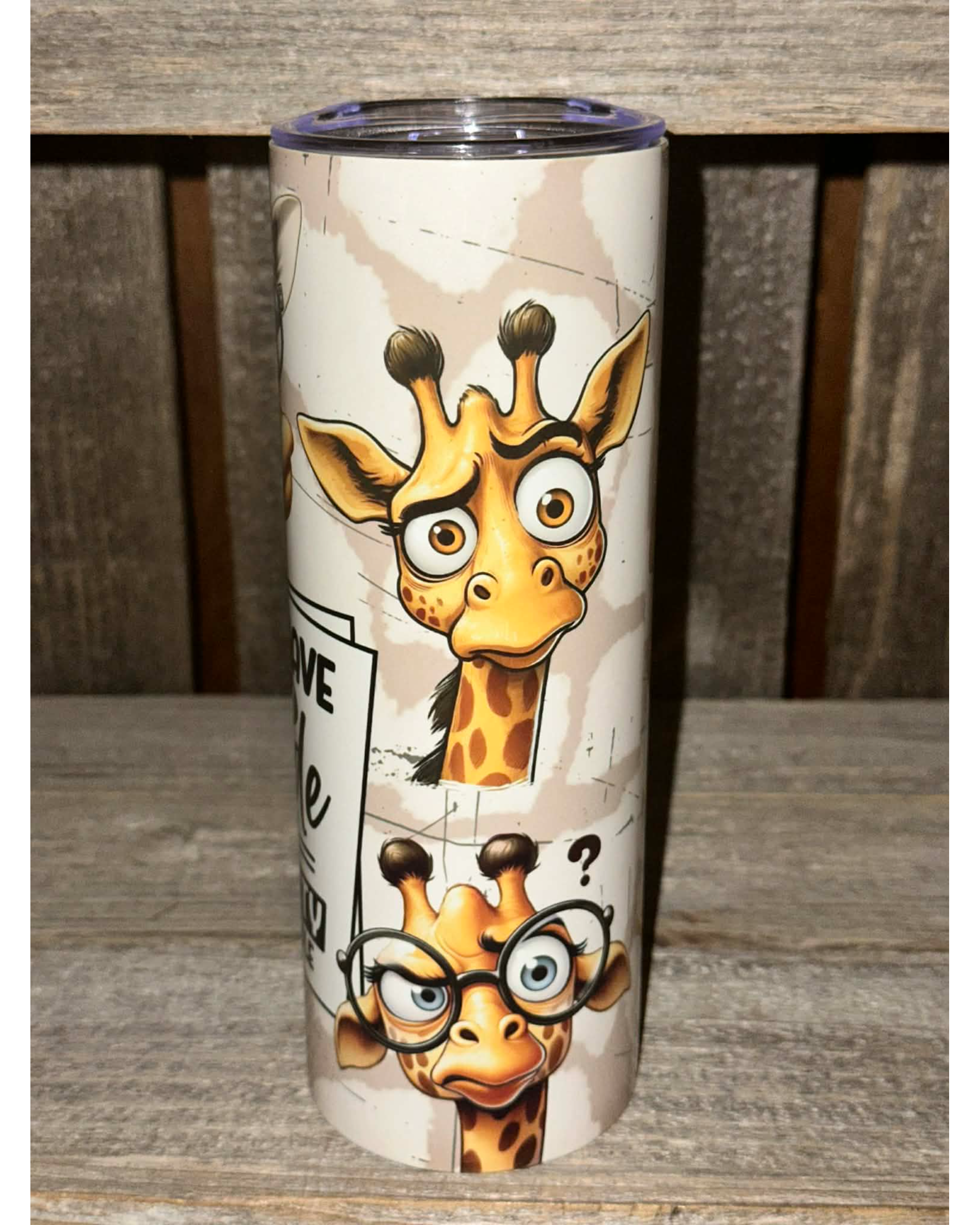 I Don't Have An Attitude Giraffe