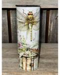 Dragonfly Flowers Bookshelf
