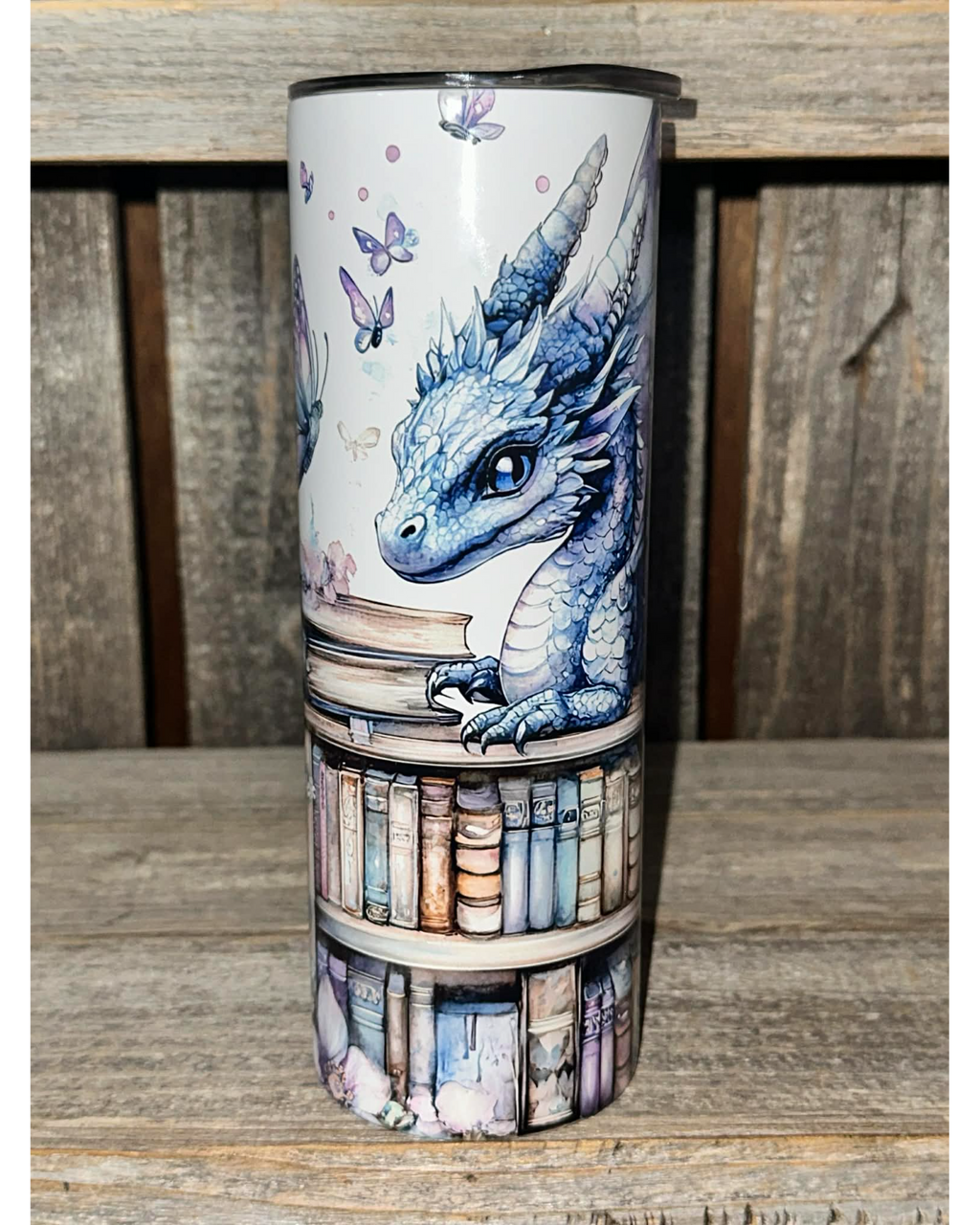 Dragon Butterflies Bookshelf Booktok