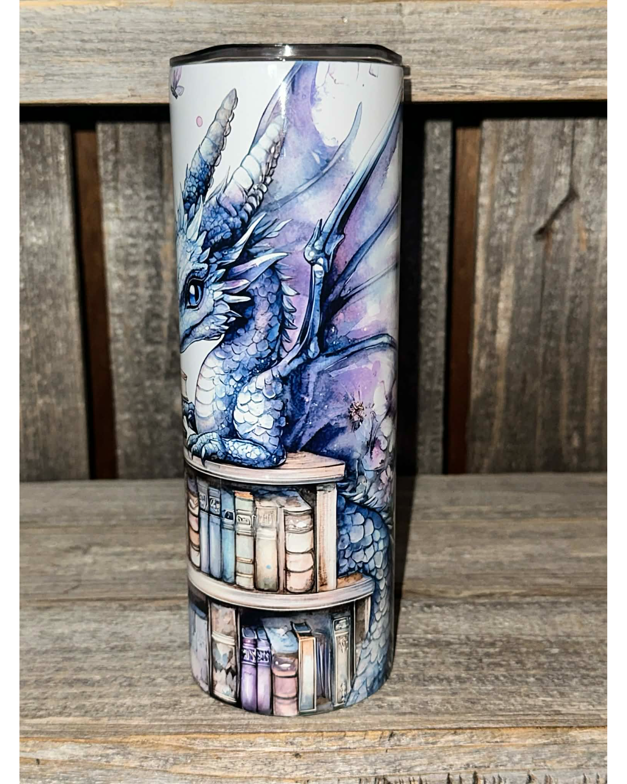 Dragon Butterflies Bookshelf Booktok